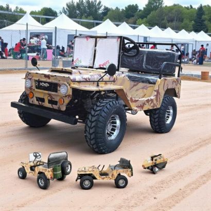 صورة ميني جيب 2026 تصميم عسكري ومميز 150cc